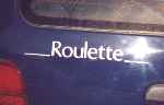 Roulette op de achterklep